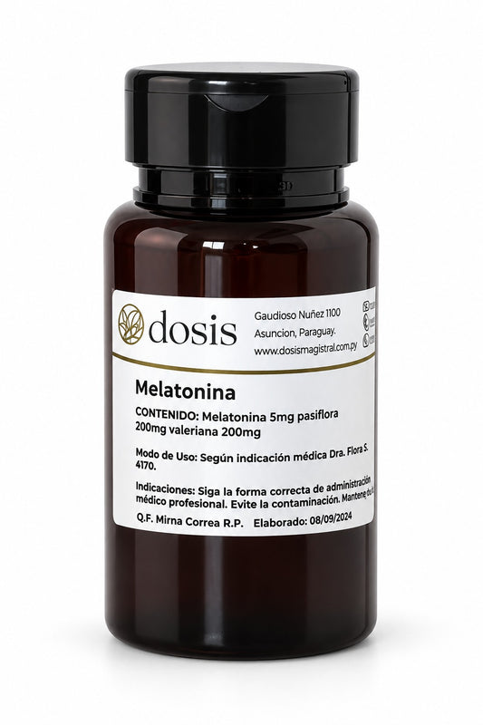 Melatonina + Pasiflora + Valeriana - Dosis