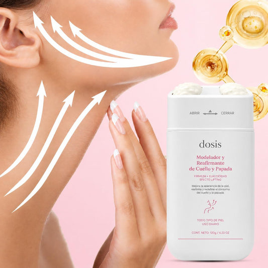 Crema Reafirmante Cuello y Papada Dosis Magistral con Masajeador 360°