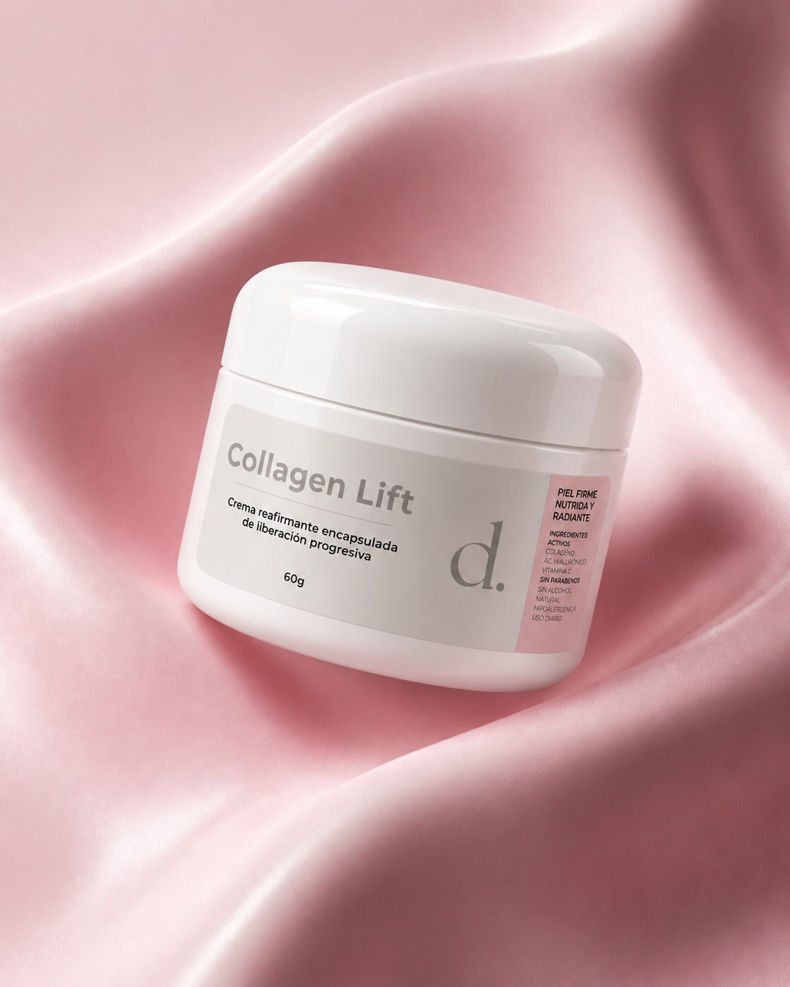 Collagen Lift sobre satén